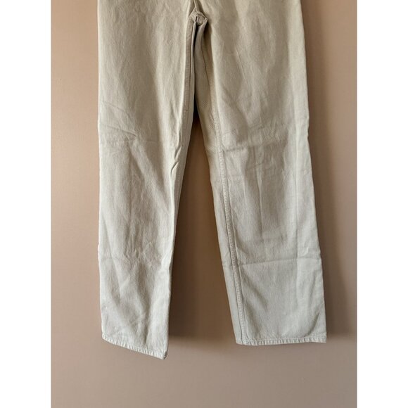 Abercrombie & Fitch The Loose High Rise Jean Tan Baggy Straight Leg 26/2L - Picture 4 of 9